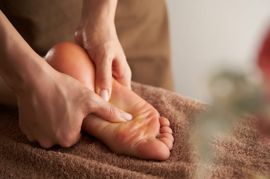 Fußmassage